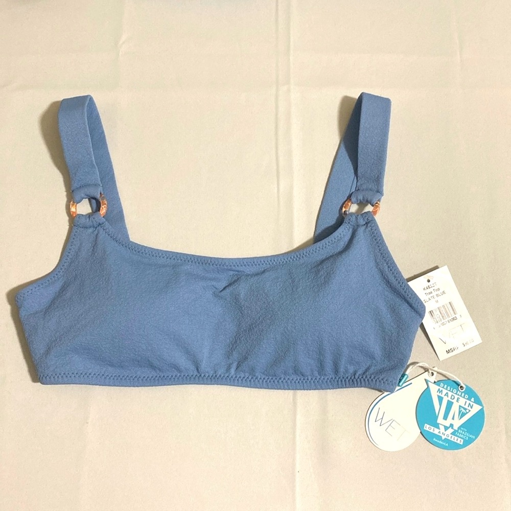 WET Women's Trae Top Wide Strap Bikini Top Size M